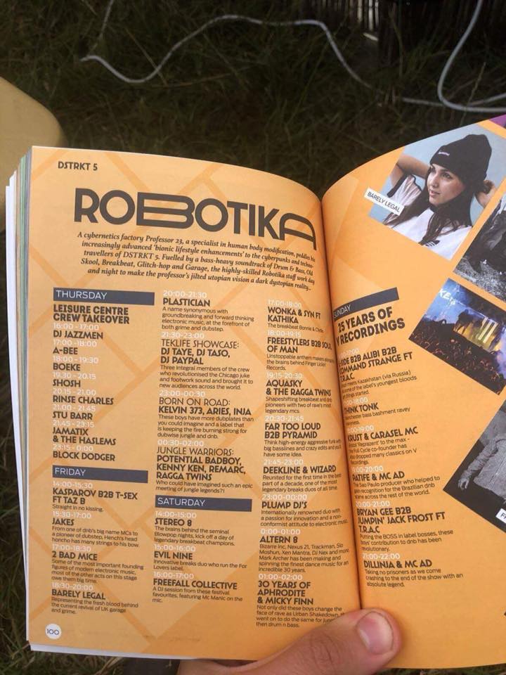 Robotica Lineup 2018