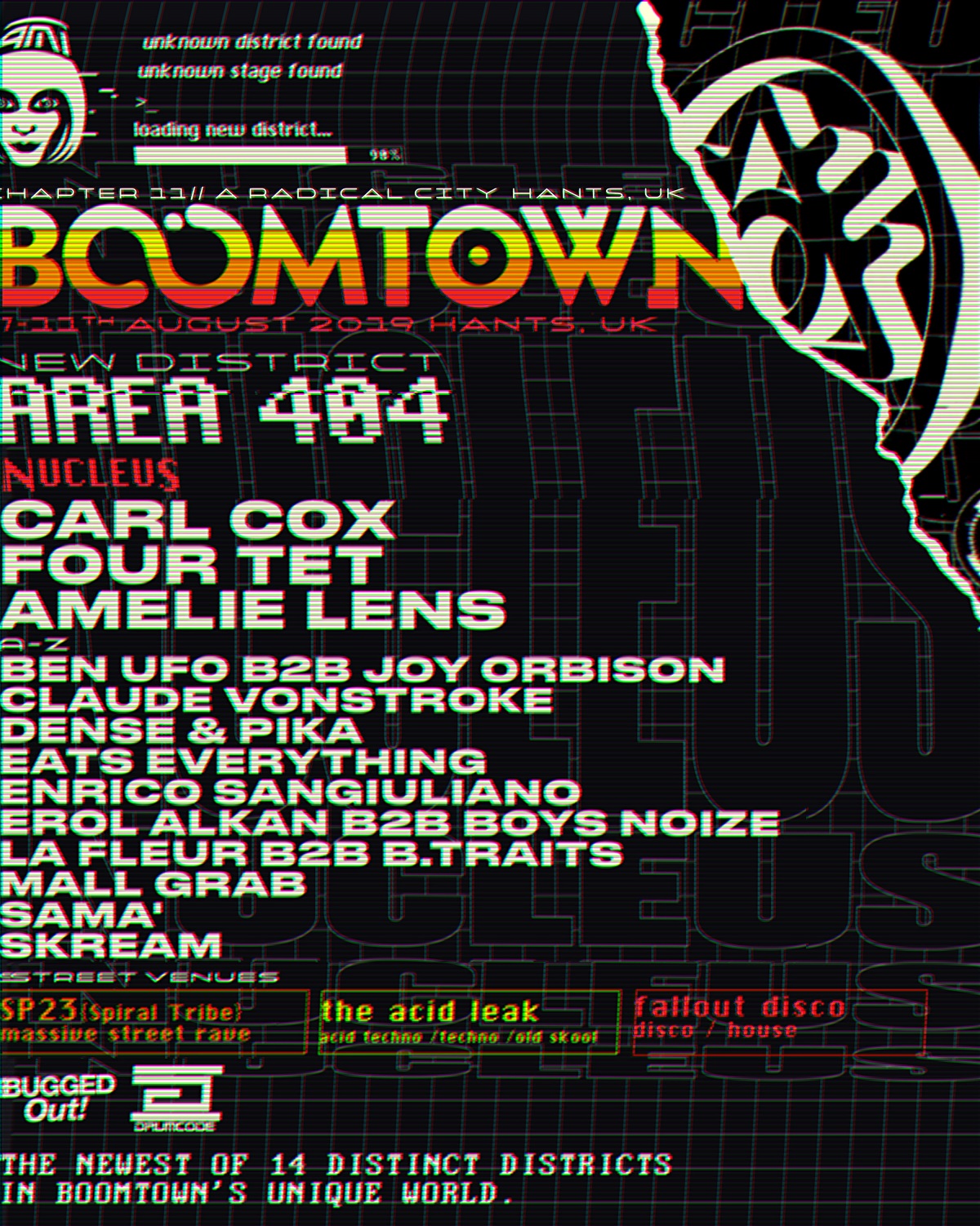Area 404 Lineup Poster